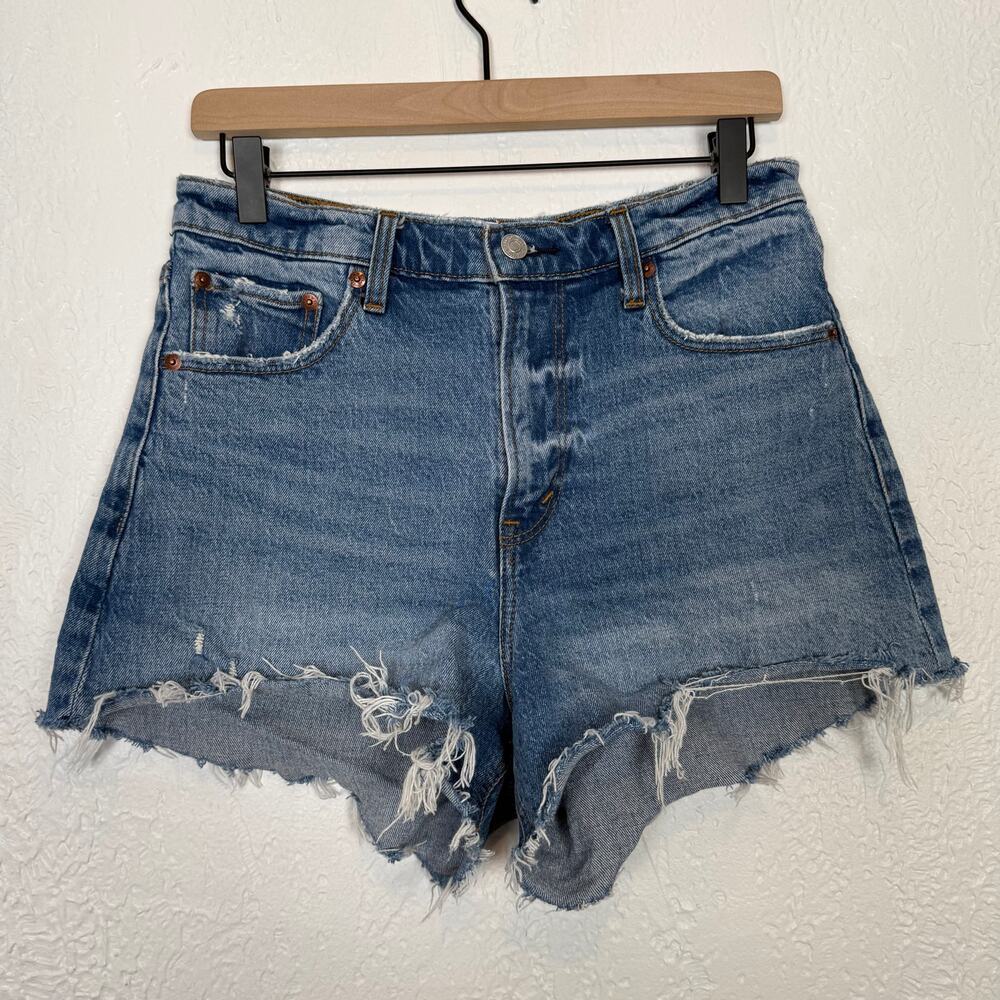 Abercrombie & Fitch 90s Relaxed Cutoff Short High Rise Size 29/8
